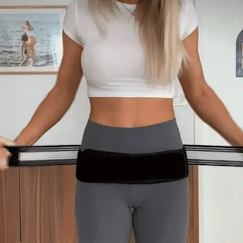 Back belt support decompresses the lumbar spine How it works.