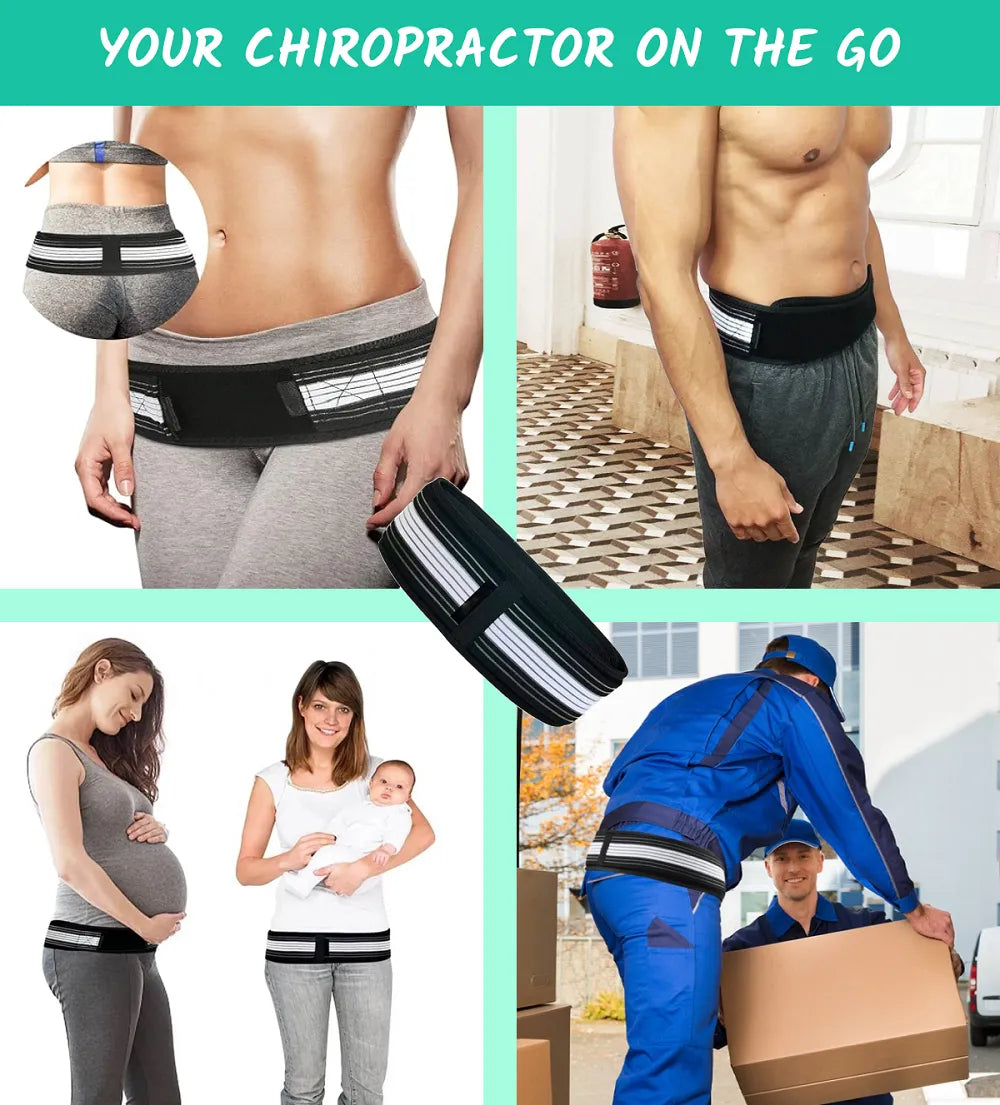Show who can use the back support on the go.