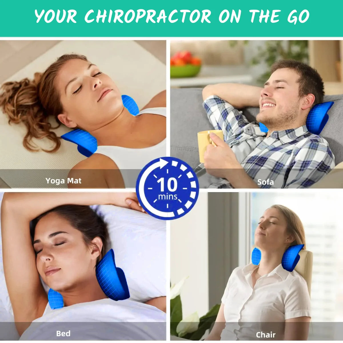 Neck massager stratcher where to use it on the go?